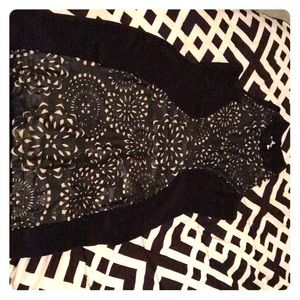 Black and Creme Venus dress